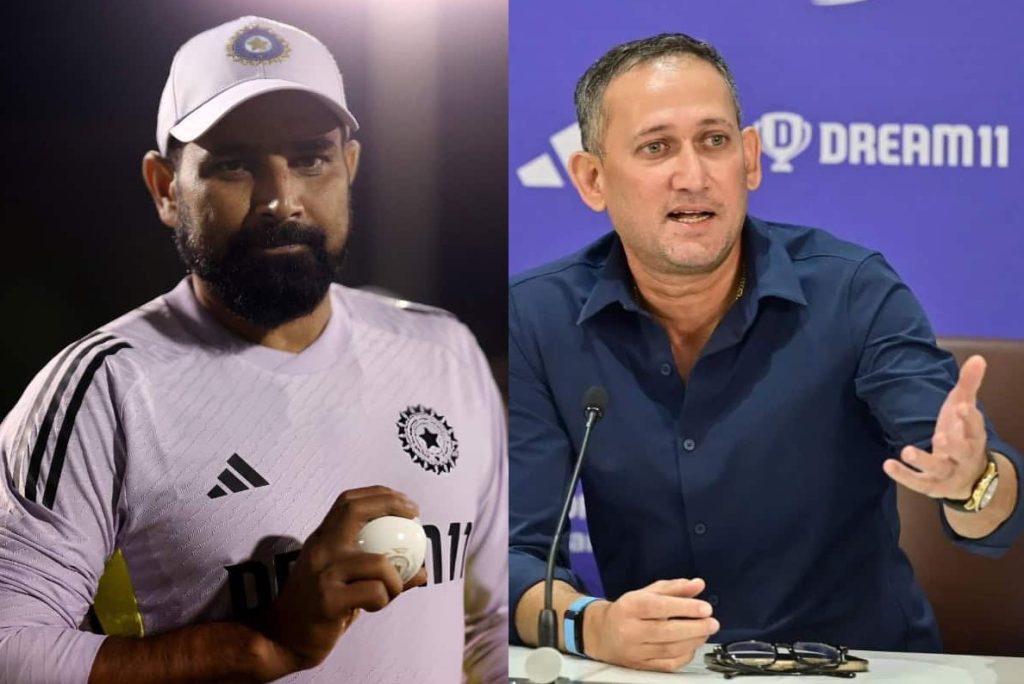Ajit Agarkar and Mohammed Shami